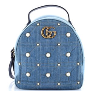 Gucci Pearly Gg Marmont Backpack | AlmaBagz