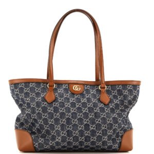 Gucci Ophidia Shopping Tote Gg Denim | AlmaBagz