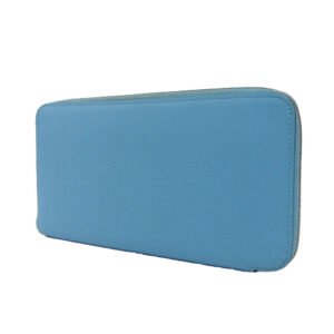 HERMES Long Wallet Purse Epsom, Silk Brunol Azap long silk in Women Used | AlmaBagz