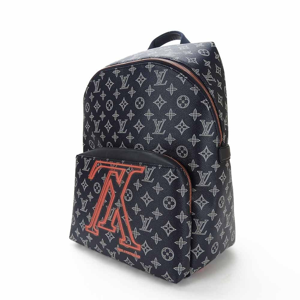 LOUIS VUITTON Backpack M43676 Monogram Navy Up side down Apollo | AlmaBagz