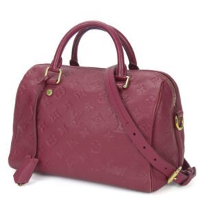 LOUIS VUITTON Handbag M40764 Monogram Ann Platt purple Speedy bandouliere 25 | AlmaBagz