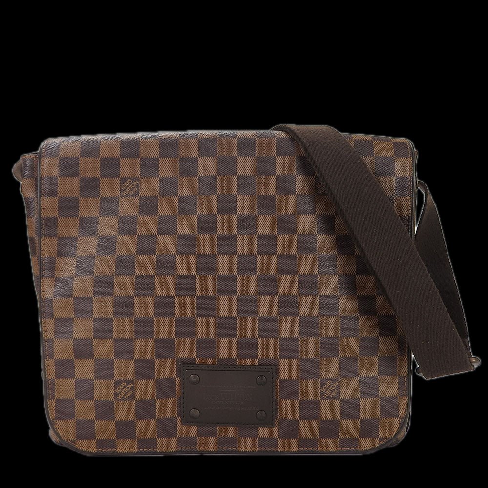 LOUIS VUITTON Shoulder Bag N51211 Damier Brown Brooklyn MM mens Used | AlmaBagz - Image 9