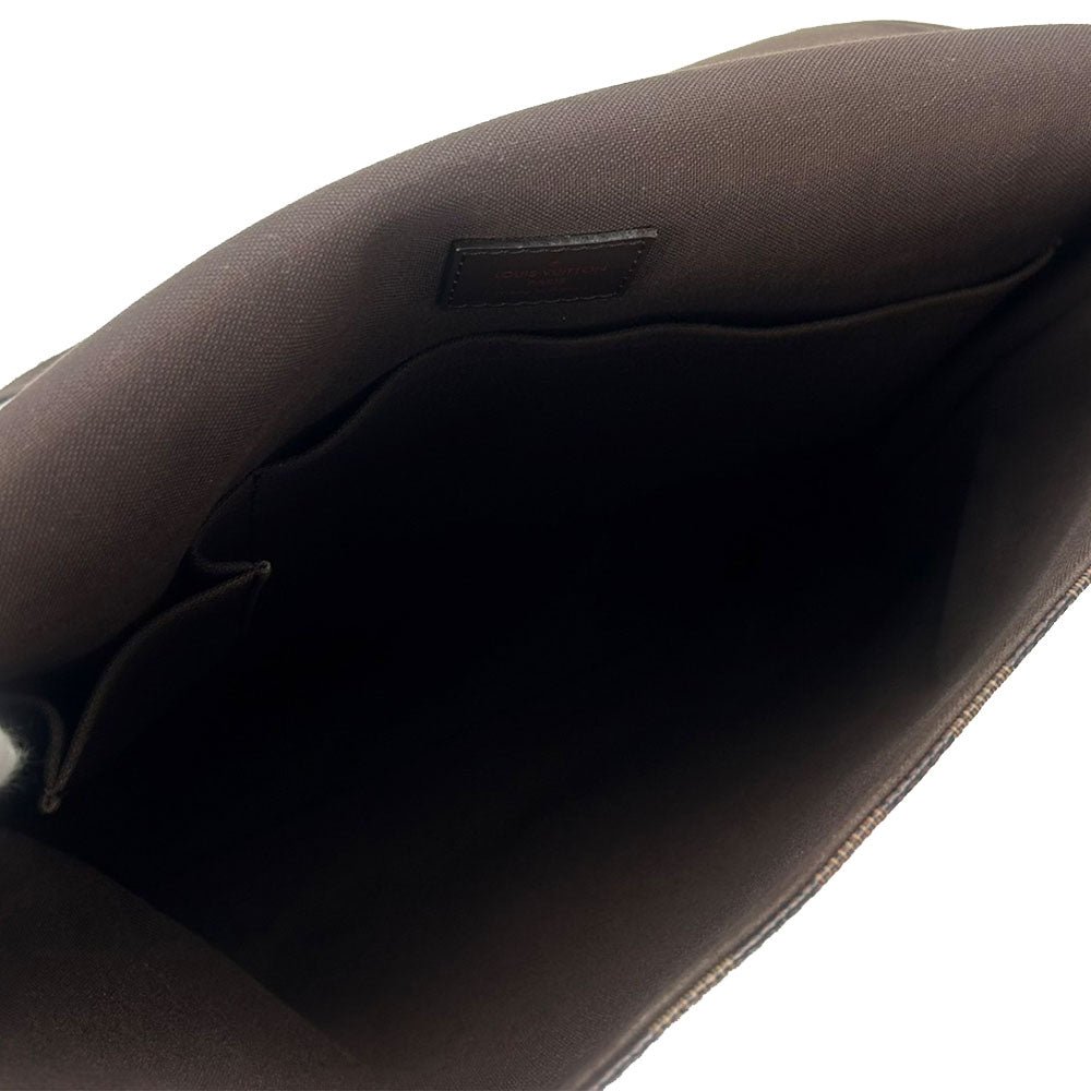 LOUIS VUITTON Shoulder Bag N51211 Damier Brown Brooklyn MM mens Used | AlmaBagz - Image 3