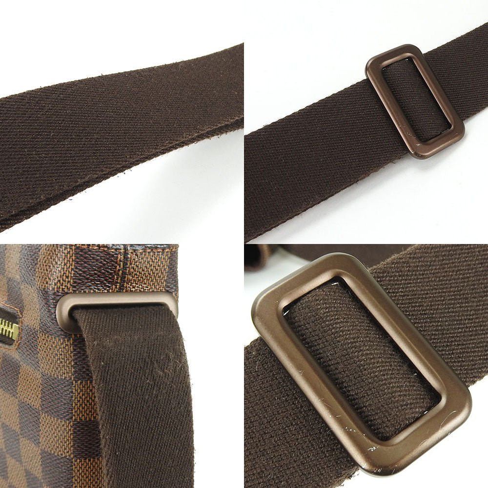 LOUIS VUITTON Shoulder Bag N51211 Damier Brown Brooklyn MM mens Used | AlmaBagz - Image 6