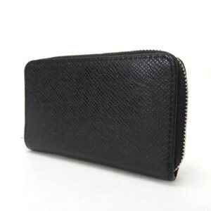 LOUIS VUITTON Coin case M32832 Taiga black Zippy coin purse | AlmaBagz