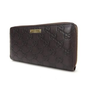 GUCCI Long Wallet Purse 307980 leather Brown | AlmaBagz
