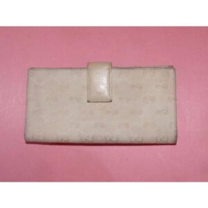 Gucci White Guccissima Print Leather XL Eclipse Wallet | AlmaBagz