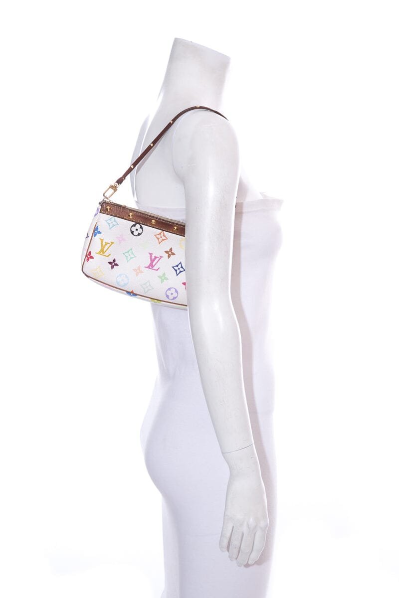 Louis Vuitton Monogram Multicolor Pouchette Shoulder Bag | AlmaBagz