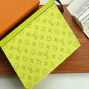 Louis Vuitton Pochette Voyage MM Monogram Yellow | AlmaBagz