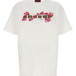 Gucci Women Logo Print T-Shirt | AlmaBagz