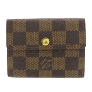 Louis Vuitton Damier Damier Canvas Ebene Damier Canvas Coin Purse/Coin Case | AlmaBagz