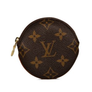 Louis Vuitton Monogram M61926 Coin Case PVC/Leather Brown | AlmaBagz