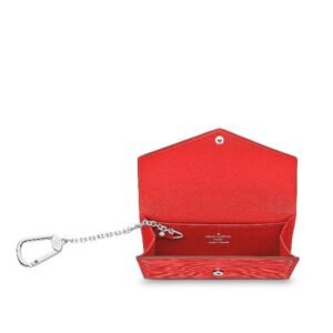 Louis Vuitton Key Pouch Epi Leather Coquelicot | AlmaBagz
