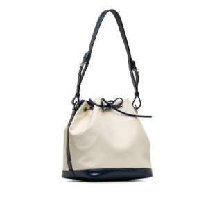 Louis Vuitton M40881 Ivory Navi Leather Louis Vuitton | AlmaBagz