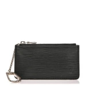 Louis Vuitton Key Pouch Epi Leather Noir | AlmaBagz