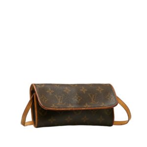 Louis Vuitton Monogram  Twin PM Shoulder Bag M51854 Brown PVC Leather  Louis Vuitton | AlmaBagz