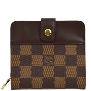 Louis Vuitton 2003 Damier Compact Zip Wallet N61668 | AlmaBagz