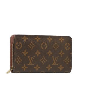 Louis Vuitton Monograms Portemoney Long Wallet Round Fassner M61727 Brown PVC Leather  Louis Vuitton | AlmaBagz