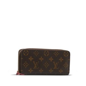 Louis Vuitton Monogram Portfolio Claimance Round Fassner Long Wallet M61298 Fushai Brown PVC Leather Ladies Louis Vuitton [Original] Fushai | AlmaBagz