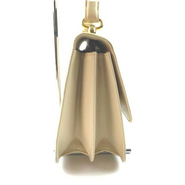 Gucci mod cream leather 1973 top handle bag | AlmaBagz