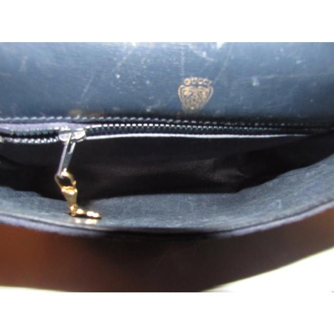 Gucci Vintage Pursesdesigner Purses Blue Leather And Gg Leather Shoulder Bag | AlmaBagz