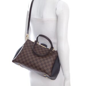 Louis Vuitton Brown & Black Brittany Damier Handbag | AlmaBagz