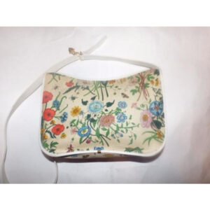 Gucci Garden Souvenir W Floral Print Gold Hardware Yellow Leather Hobo Bag | AlmaBagz