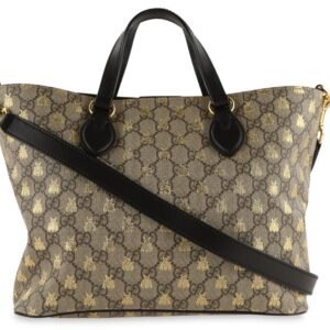Gucci Bees Gg Supreme Canvas Tote | AlmaBagz