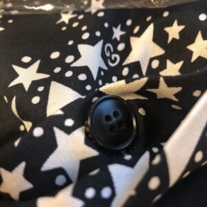 Gucci Star Print Silk Shorts in Black | AlmaBagz