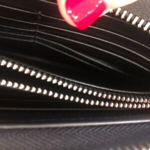 Gucci Guccissima Print Zip Around Wristlet with Removable Strap | AlmaBagz