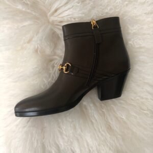 Gucci Horsebit Ankle Boots in Brown | AlmaBagz
