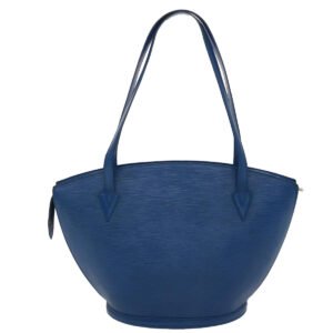 LOUIS VUITTON Epi Saint Jacques Shopping Shoulder Bag Blue M52275 LV Auth bs6947 | AlmaBagz