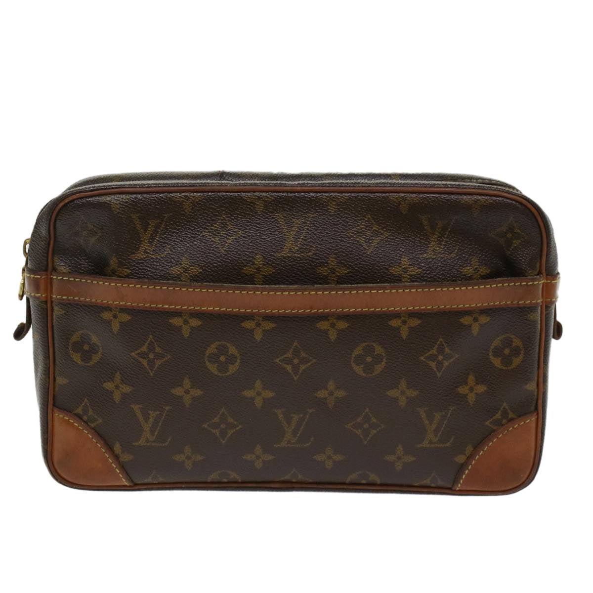 LOUIS VUITTON Monogram Compiegne 28 Clutch Bag M51845 LV Auth bs7250 | AlmaBagz
