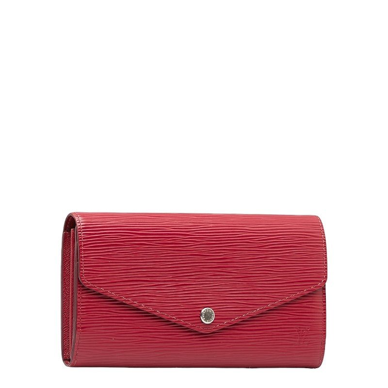 Louis Vuitton Epic Portfolio Sarah Long Wallet M60580 Fushai Pink Leather Louis Vuitton | AlmaBagz