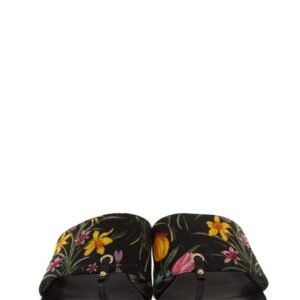 Gucci Multicolor Floral Sandals SZ 8.5 | AlmaBagz