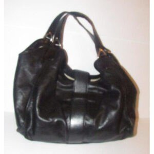 Gucci Stirrup Hobo Xl Top Handle Style Satcheltote Black Leather With Chrome Satchel | AlmaBagz