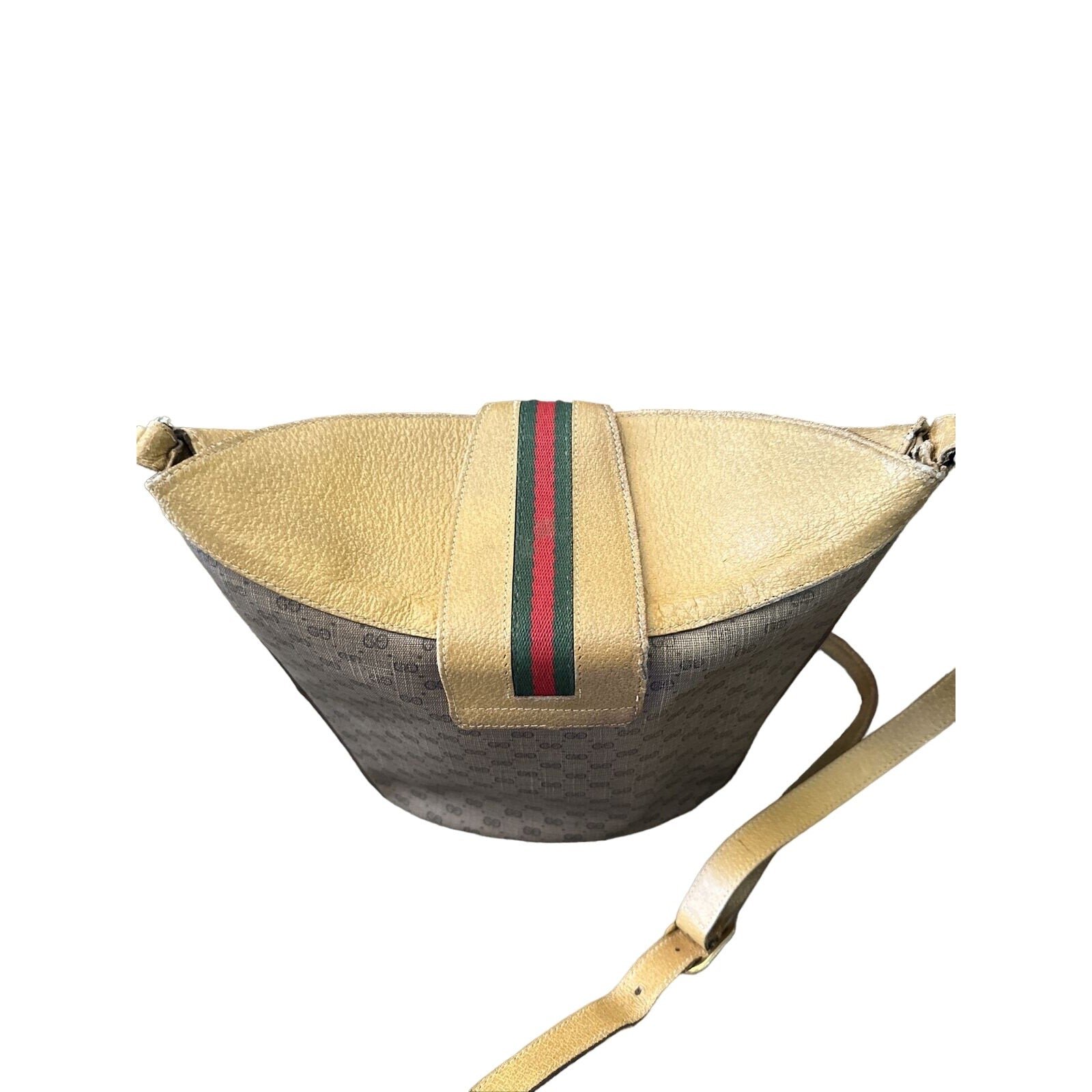 Gucci Accessory Collection brown micro Guccissima bucket bag | AlmaBagz - Image 14