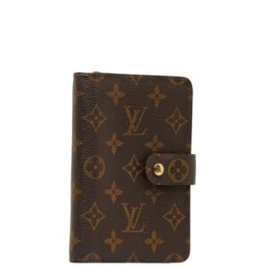 Louis Vuitton Monogram Port Papier Jeep Double Folded Wallet M61207 Brown PVC Leather  Louis Vuitton | AlmaBagz