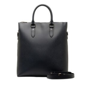 Louis Vuitton Navy Ocean Leather Shoulder Bag Tote Bag | AlmaBagz