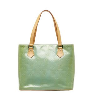 Louis Vuitton Louis Vuitton Monogram Verny M91053 T-Bag Patent Leather Green  T-Bag | AlmaBagz