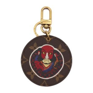 Louis Vuitton Monogram Color Leather Monogram Keyring | AlmaBagz