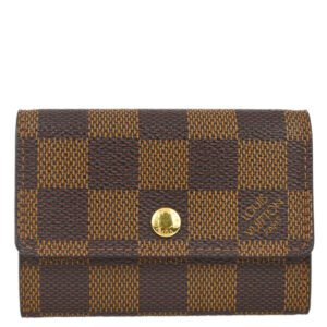 Louis Vuitton 2005 Damier Porte Monnaie Plat Coin Case Wallet N61930 | AlmaBagz