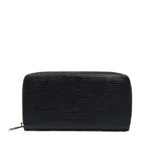 Louis Vuitton Epic Zippie Wallet Roundfasner Long Wallet M61857 Black Noir Leather Men Louis Vuitton | AlmaBagz
