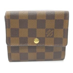 Louis Vuitton  Damier Canvas Coated Canvas Wallet (Tri-Fold) | AlmaBagz