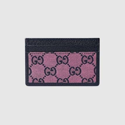 Gucci Canvas GG Multicolor Monogram Card Holder | AlmaBagz
