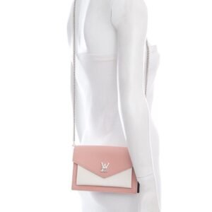 Louis Vuitton Pink Lock Me Pochette Cross-Body | AlmaBagz