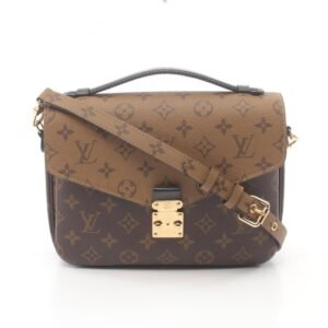 Louis Vuitton   Coated Canvas Pvc Leather Handbag Pochette | AlmaBagz