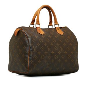 Louis Vuitton Monogram Speed 30 Handbag Mini Boston Bag M41526 Brown PVC Leather Lady Louis Vuitton | AlmaBagz