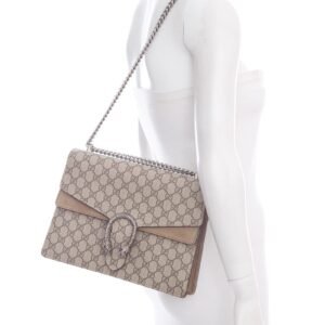 Gucci Brown Monogram Dionysus Handbag | AlmaBagz