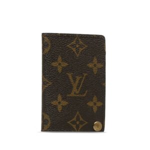 Louis Vuitton Monogram Portcourt Credit Card Case M60937 Brown PVC Leather Louis Vuitton | AlmaBagz